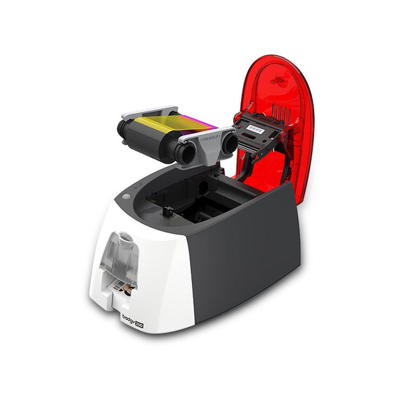Evolis Badgy200色带安装位置示意图